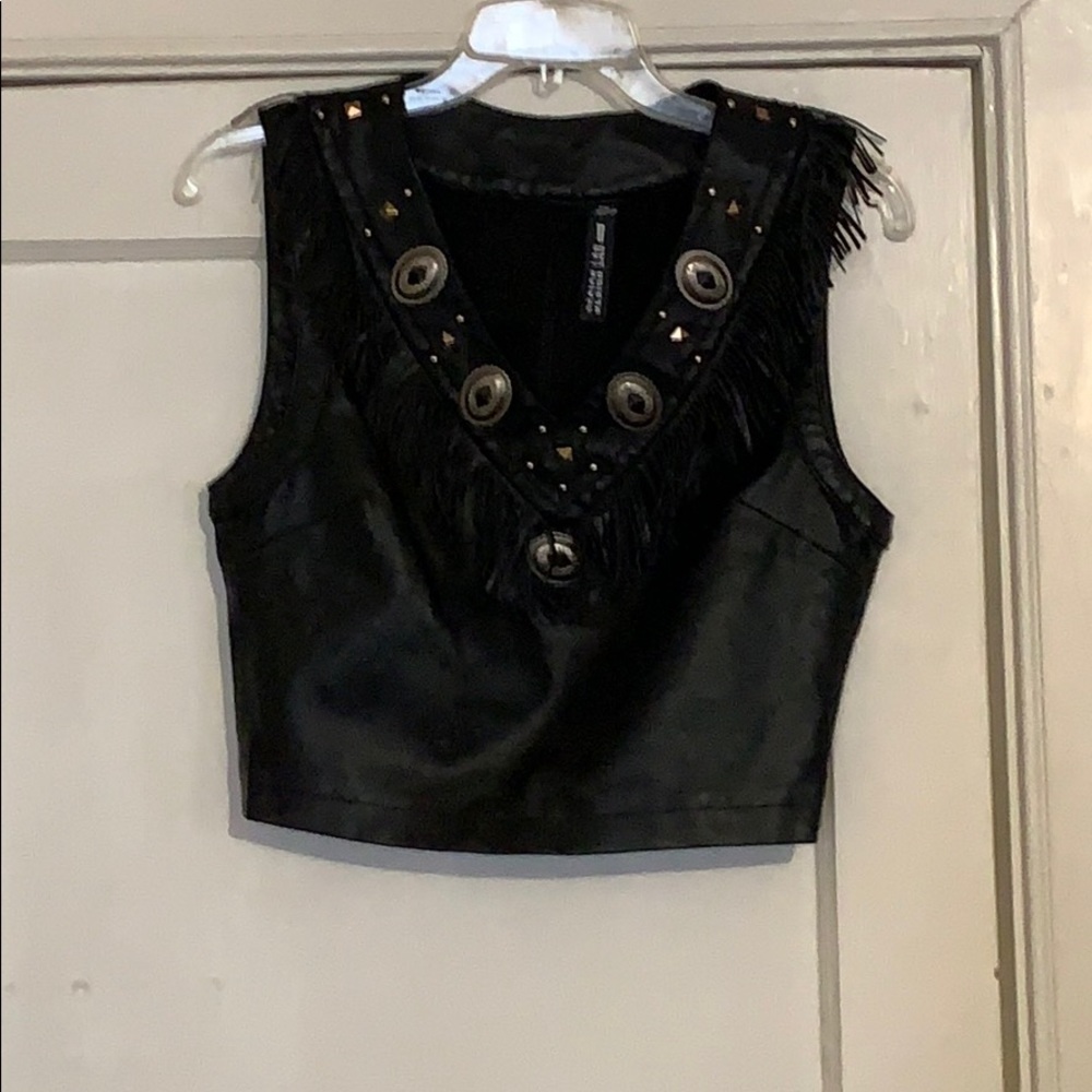 Design Lab vegan leather.